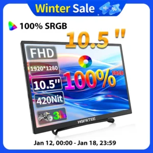 HGFRTEE 10.5 inch Portable Monitor